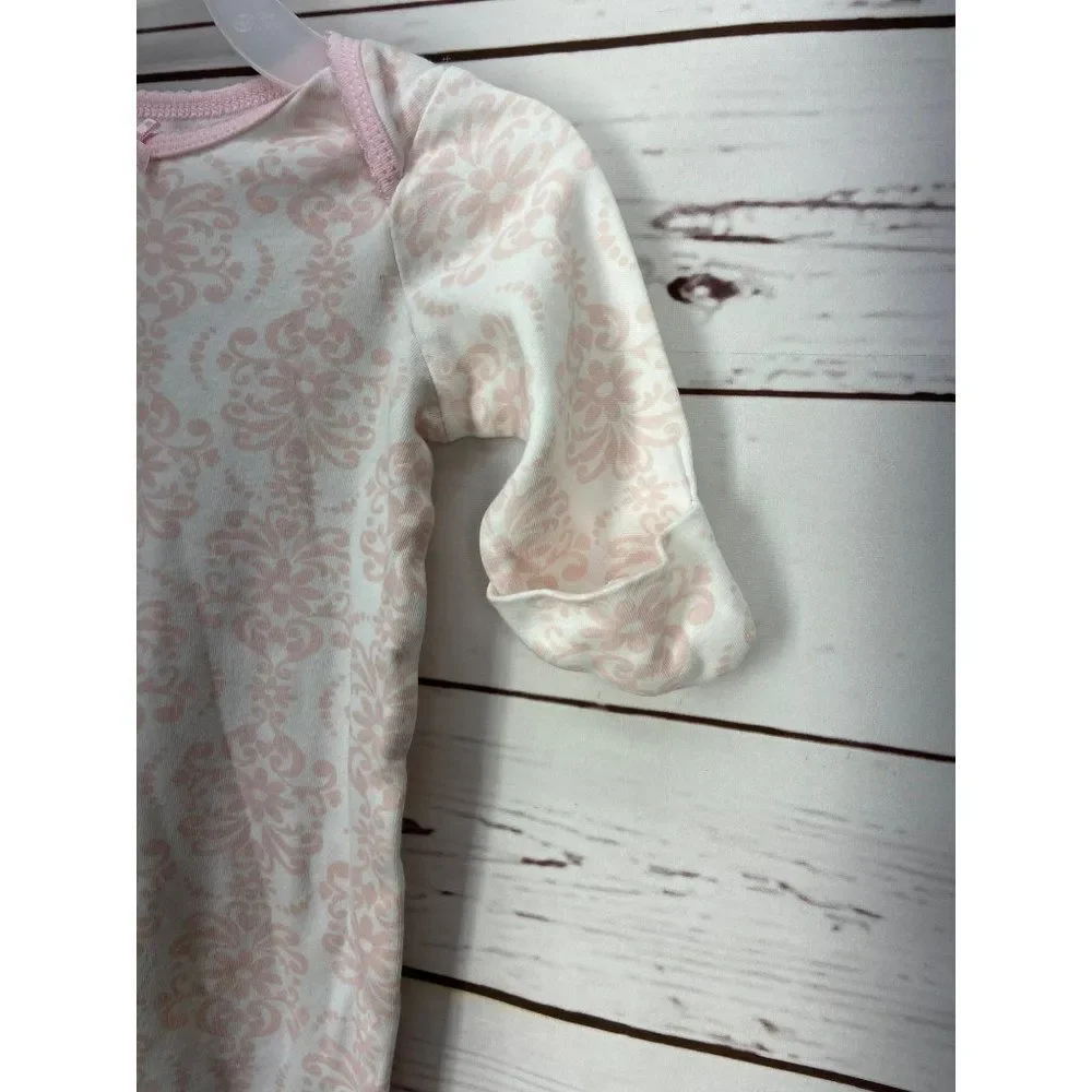 Little‎ Me 0-3 Months Pink Patterned Infant Girl's Sleep Gown